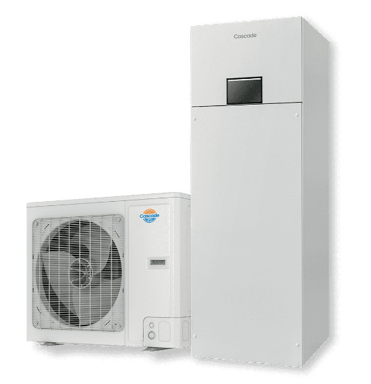 Cascade HeatStar All-In-One hőszivattyú 6kW, 185 literes beépített HMV tárolóval CRS-CQ6.0PdG/NhH2-E
