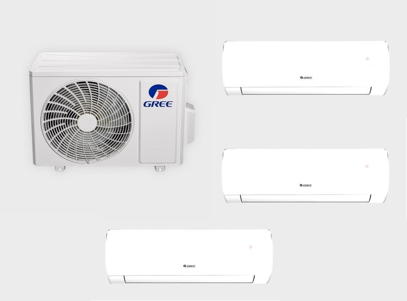 Gree multi klíma szett 12,1kW kültérivel + 3db 3,5kW Comfort Pro beltérivel