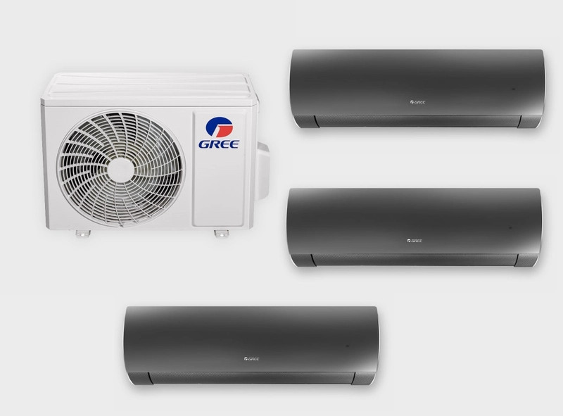 Gree multi klíma szett 12,1kW kültérivel + 3db 3,5kW Dark Pro beltérivel