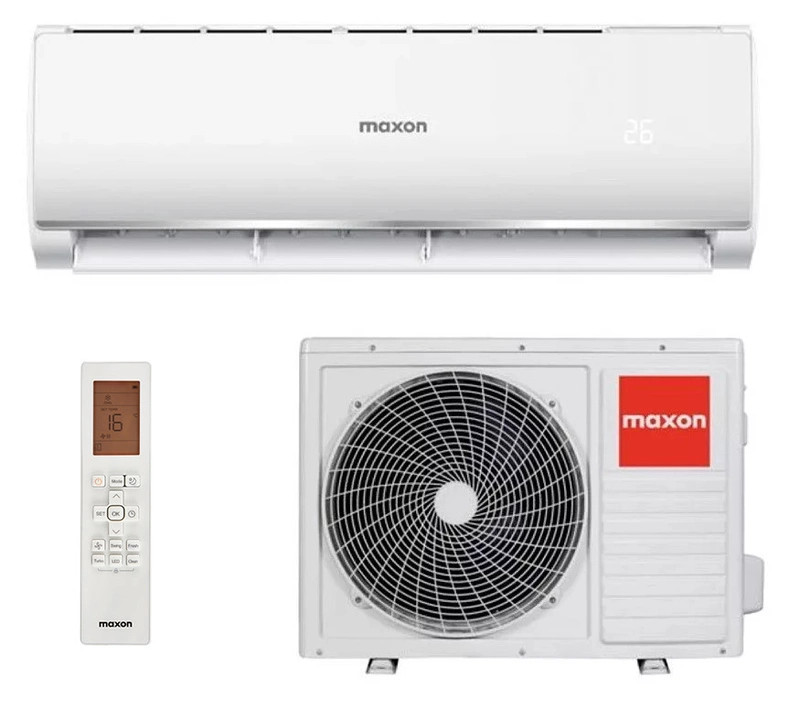 Maxon Fresh Plus MXI-12HC013i/MXO-12HC013i 3,5kW oldalfali split klíma, beépített WiFi, ionizátor