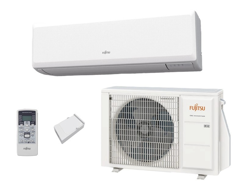 Fujitsu Eco ASYG12KPCA/ AOYG12KPCA, split klíma, oldalfali szett 3,4 kW