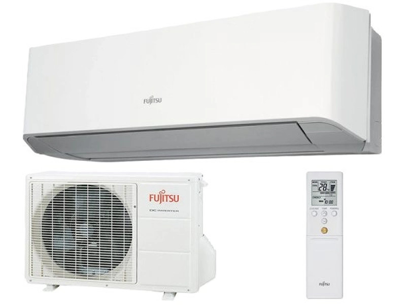 Fujitsu Compact ASYG12LMCE / AOYG12LMCE Standard, split klíma, oldalfali szett 3,4 kW