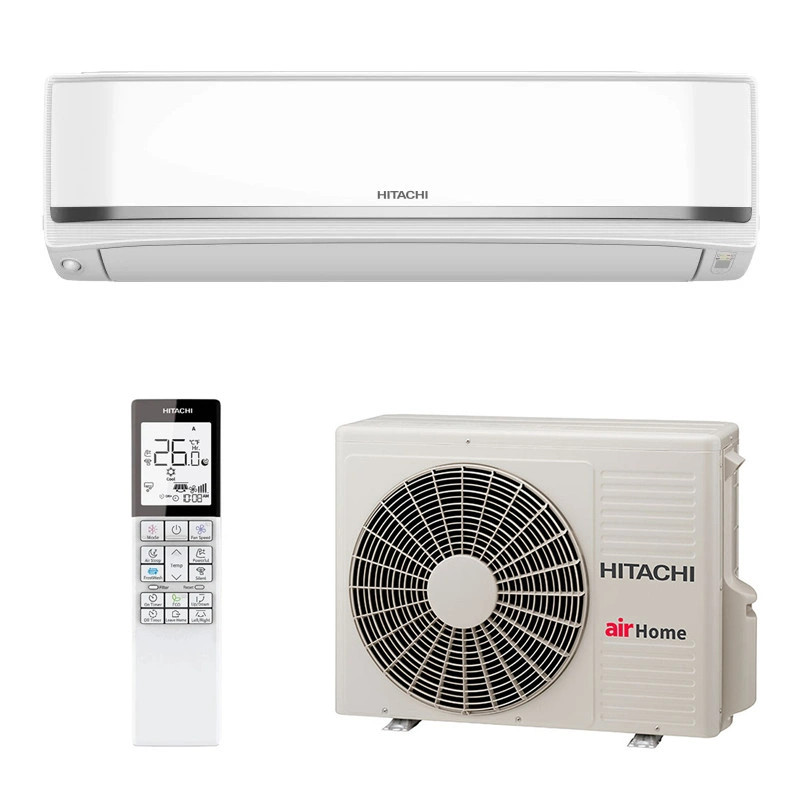 Hitachi New Airhome 800 RAK-XJ35RHAE/RAC-XJ35WHAE oldalfali mono split klíma 3,5kW